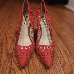 Red BCBG Generation Pointy-Toed Heels